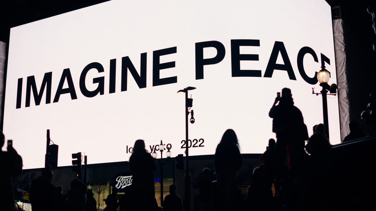 Nghệ sĩ Nhật Bản Yoko Ono phát đi thông điệp hòa bình toàn cầu 