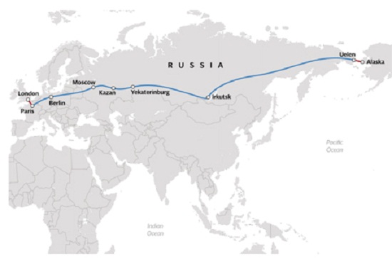 Dự án làm đường cao tốc từ London đến New York qua Alaska liệu có khả thi?