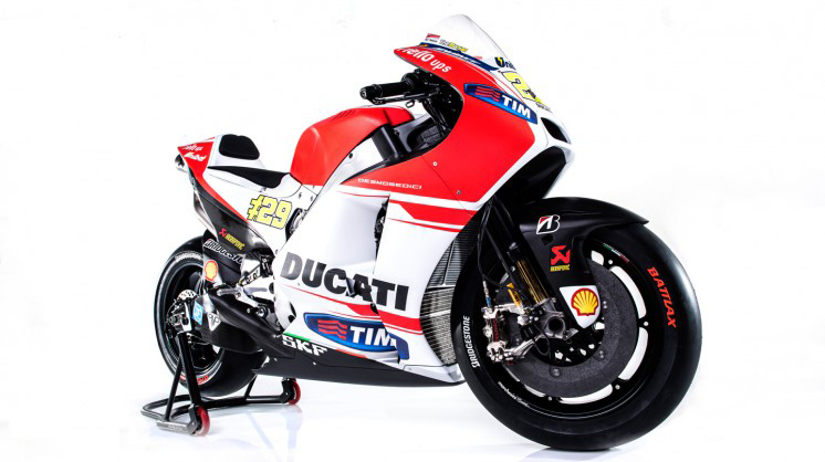 Kiểu dáng mạnh mẽ của Ducati Desmosedici GP15
