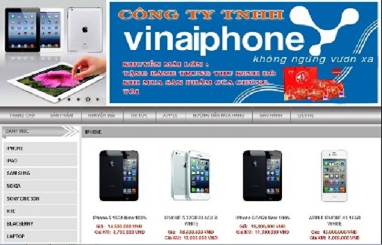 Khuyến mại iPhone xịn, VinaiPhone bán iPhone tàu
