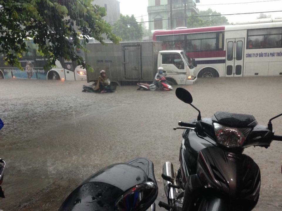 Thái Nguyên… thất thủ sau mưa lớn