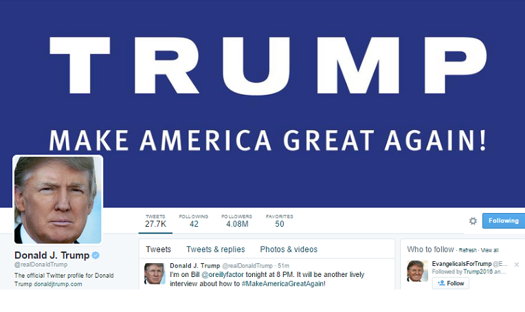 Chặn người theo dõi Twitter, Tổng thống Trump bị kiện vì vi hiến