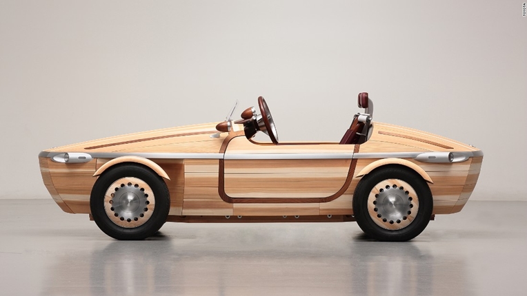 Xe Toyota tương lai có thể làm từ gỗ