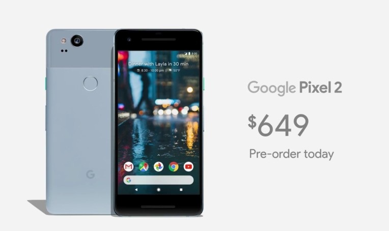 Google Pixel 2 đọ cấu hình với iPhone 8, Nokia 8, Sony XZ 1 Premium