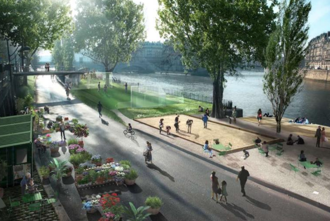 Những xung đột khi Paris muốn có đường đi bộ ven sông
