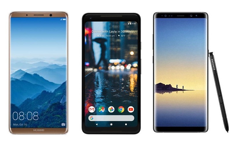 Galaxy Not 8, Mate 10, Pixel 2: TOP 3 smartphone có camera đỉnh nhất