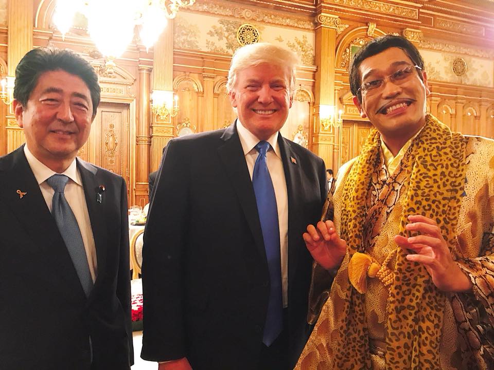Diễn viên hài Piko Taro và Trump gây sốt cộng đồng mạng 