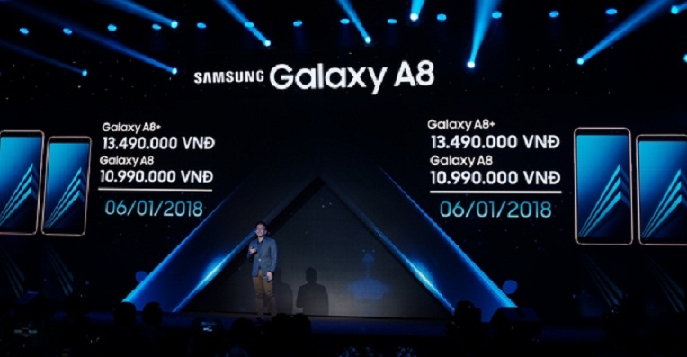 Galaxy A8/A8+ bán tại Việt Nam với giá bán từ 10,99 triệu đồng