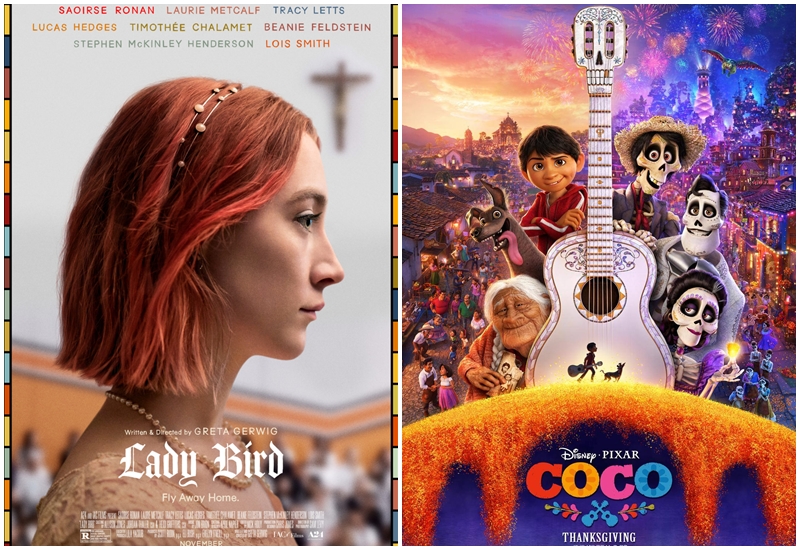 “Lady Bird” là phim hài hay nhất, “Coco” giành giải hoạt hình xuất sắc