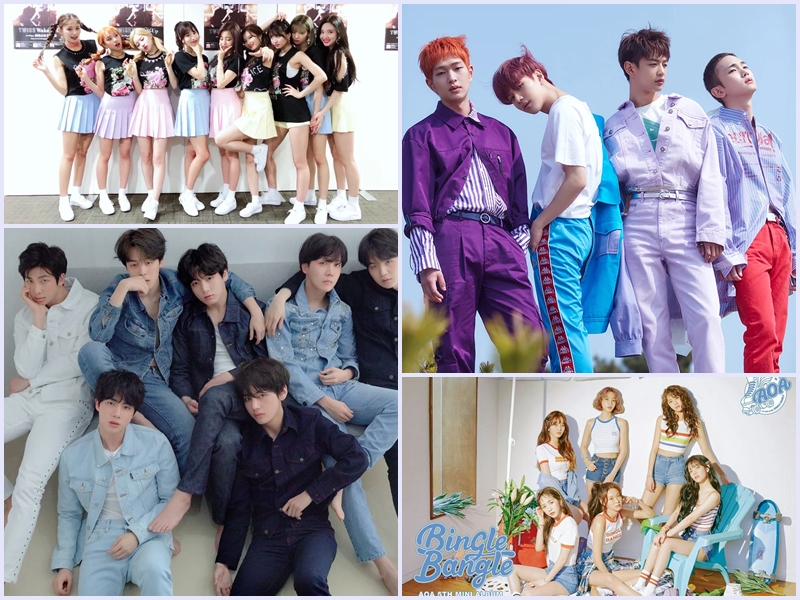 20 nhóm nhạc đình đám nhất Hàn Quốc ở thời điểm hiện tại