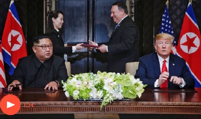 Kim Jong-un ký thỏa thuận lịch sử với Donald Trump
