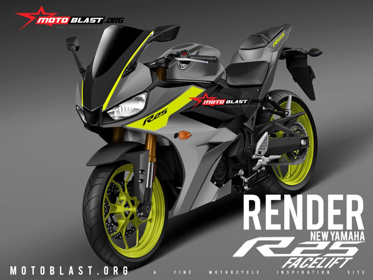 Yamaha R25 và R3 2019 lộ diện qua hình ảnh phác thảo