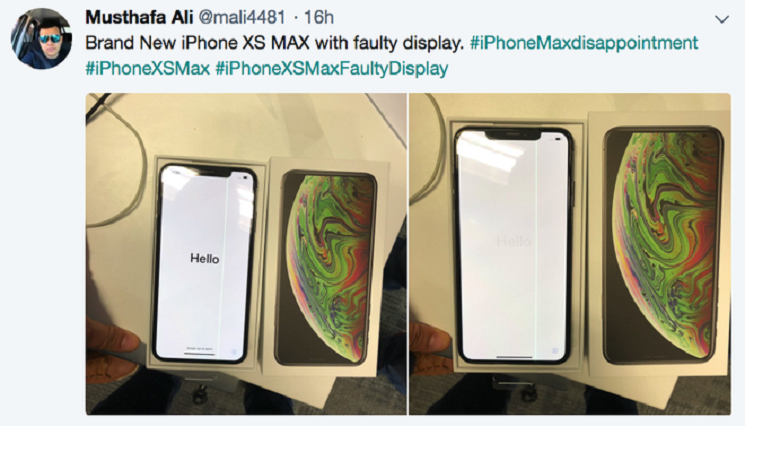 iPhone Xs Max gặp sự cố ngay khi vừa lên kệ 