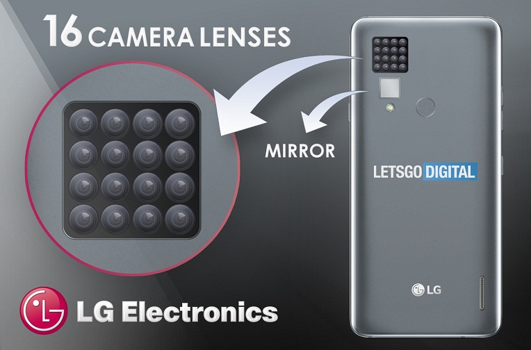 LG phát triển smartphone trang bị 16 camera sau 