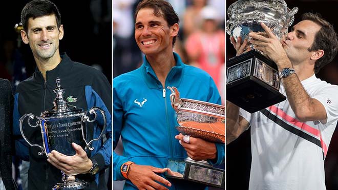 Dấu ấn Djokovic-Nadal-Federer và những kỷ lục đáng nhớ trong năm 2018