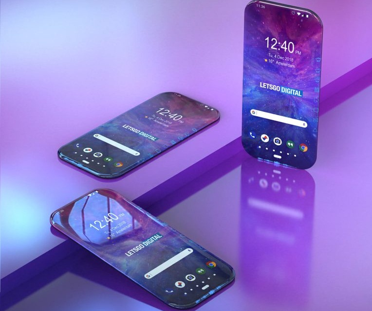 Samsung phát triển smartphone hình chiếc lá, màn hình tràn 4 cạnh