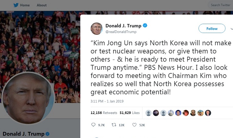 Ông Trump muốn gặp lại Kim Jong-un vì tiềm lực kinh tế của Triều Tiên