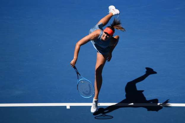 Sharapova thắng đối thủ 12-0 trong trận ra quân ở Australia Open 2019