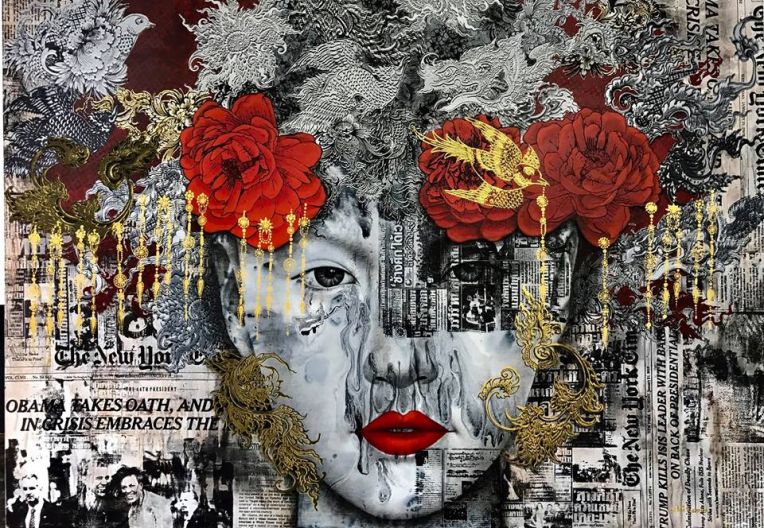 “Diện mạo châu Á” qua cái nhìn của họa sĩ Thái Lan Vichit Nongnual