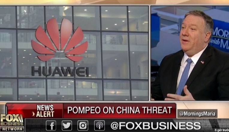 Mỹ không hợp tác với các quốc gia sử dụng thiết bị Huawei