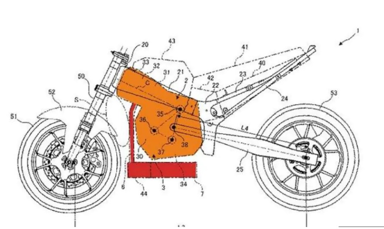 Suzuki hé lộ ý tưởng thiết kế môtô với động cơ lộn ngược