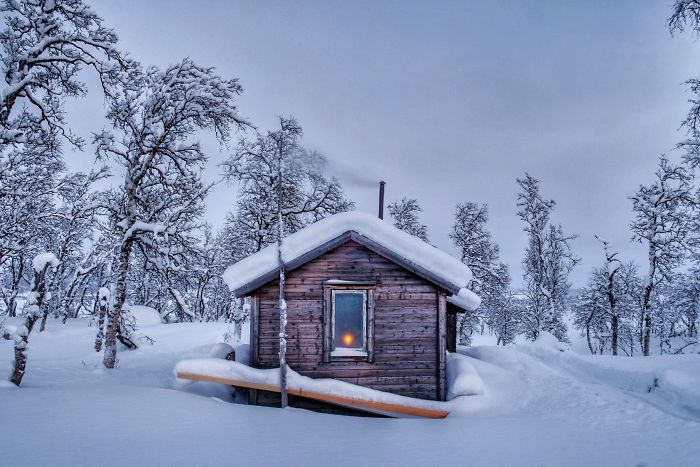 Mùa đông tuyệt đẹp ở Thụy Điển