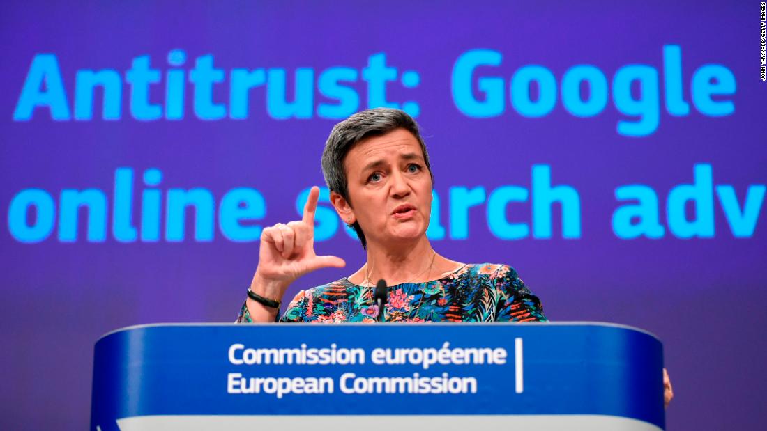 Google bị EU phạt 1,7 tỷ USD vì độc quyền