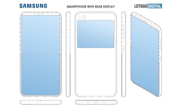 Samsung phát triển smartphone 2 màn hình, không có camera trước