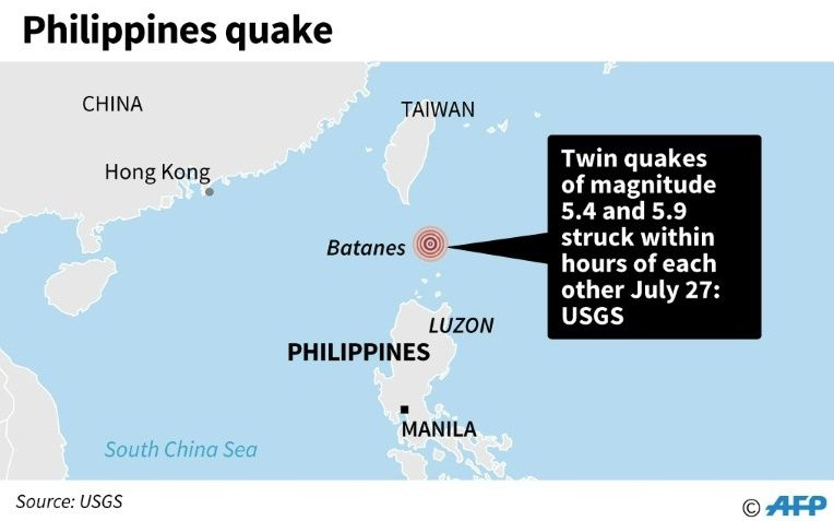 Philippines hứng chịu động đất kép, ít nhất 8 người thiệt mạng