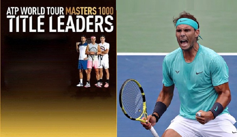 Federer bị Nadal phá kỷ lục số trận thắng ATP 1000