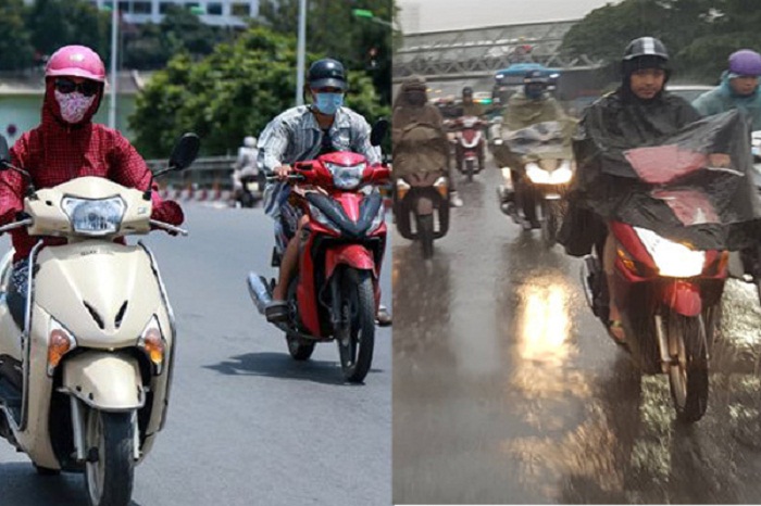 Bắc Bộ mưa dông, Thừa Thiên Huế đến Ninh Thuận nắng nóng