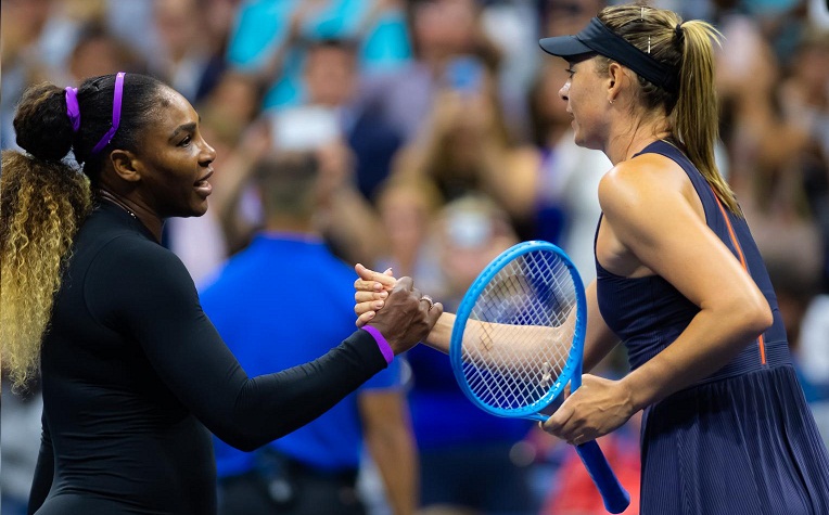 Sharapova thảm bại trước Serena ngay vòng 1 Mỹ Mở rộng 2019