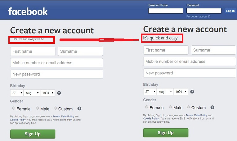 Facebook thay đổi slogan, không còn “miễn phí”