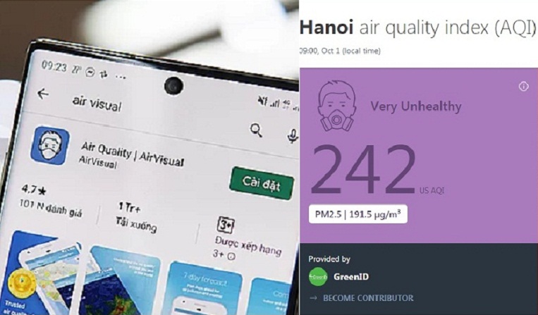 AirVisual mở lại ứng dụng tại Việt Nam sau “sự cố 1*”
