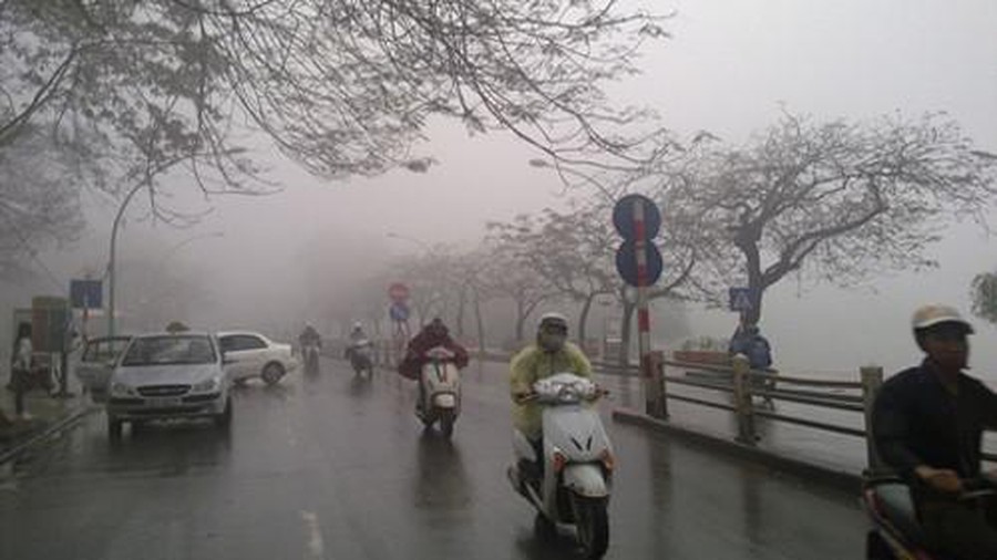 Đón không khí lạnh, Bắc Bộ và Thanh Hóa mưa rét