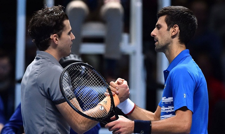 Djokovic mất quyền tự quyết khi để thua Thiem ở ATP Finals 2019