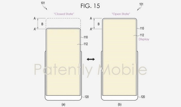 Samsung phát triển smartphone dùng màn hình có thể thay đổi kích thước