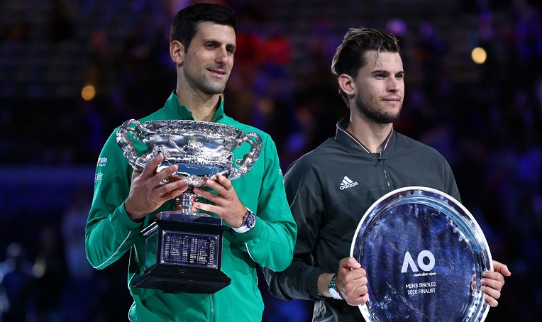 Djokovic đánh bại Thiem, lần thứ 8 vô địch Australia Open