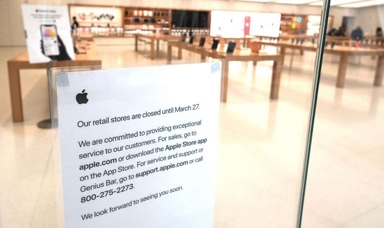 Apple Store bị đóng cửa vô thời hạn vì đại dịch Covid-19