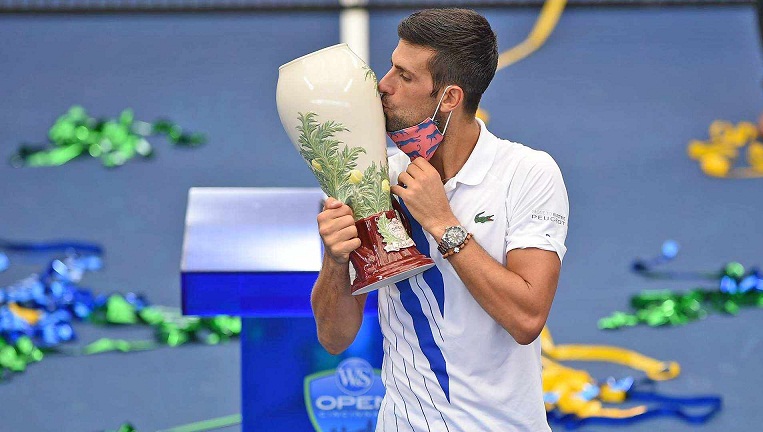 Djokovic vô địch Cincinnati 2020, cân bằng kỷ lục 35 Masters của Nadal