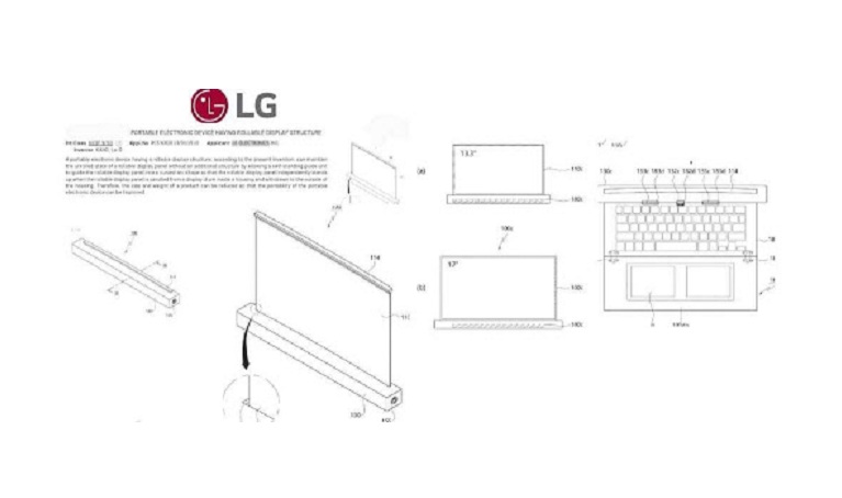 LG phát triển laptop màn hình cuộn