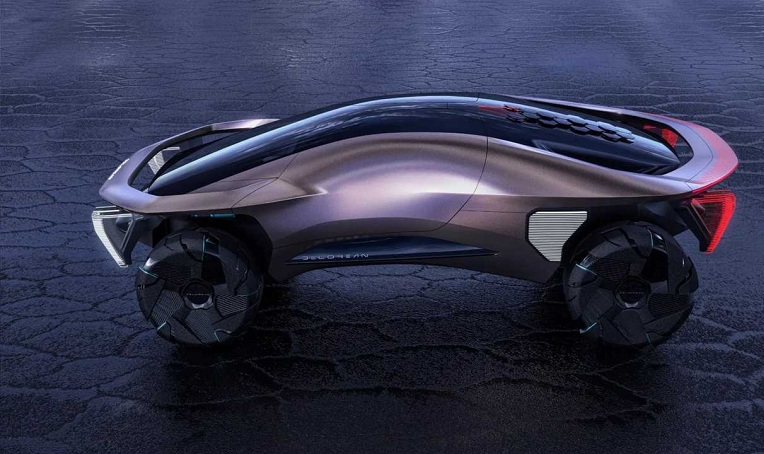Xe điện ý tưởng tương lai Omega 2040 sẵn sàng “bay nhảy” trên mọi cung đường