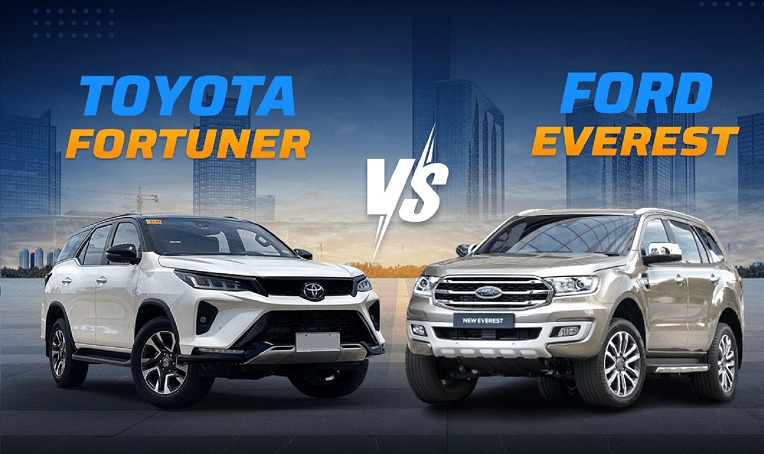 Ford Everest lăm le soán ngôi đầu của Toyota Fortuner