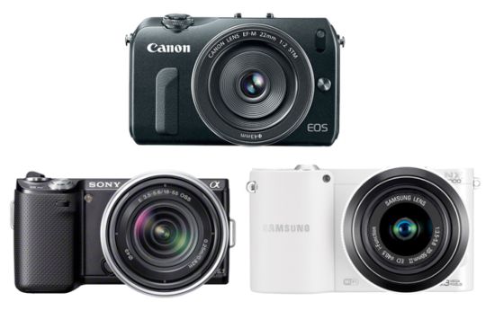 So sánh Canon EOS M với các đối thủ cùng loại