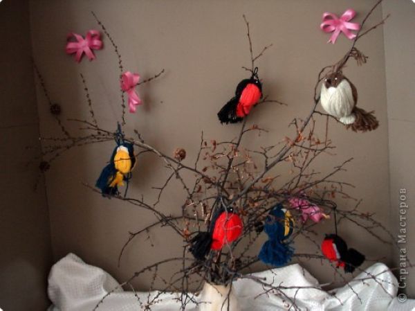  Những chú chim sắc màu từ len sợi